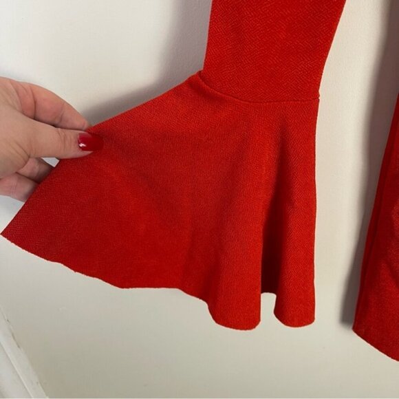 Free People Red Long Sleeve Dress - Picture 9 of 15